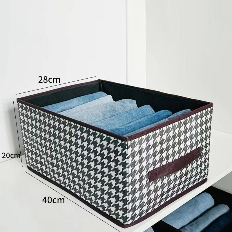 Kit 3 Caixas De Armazenamento De Roupas Com Grade Dobrável Multiuso Estampa Zebra